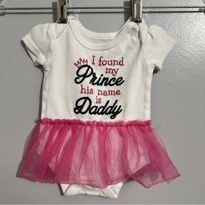 Baby girl size 3 month tutu onesie